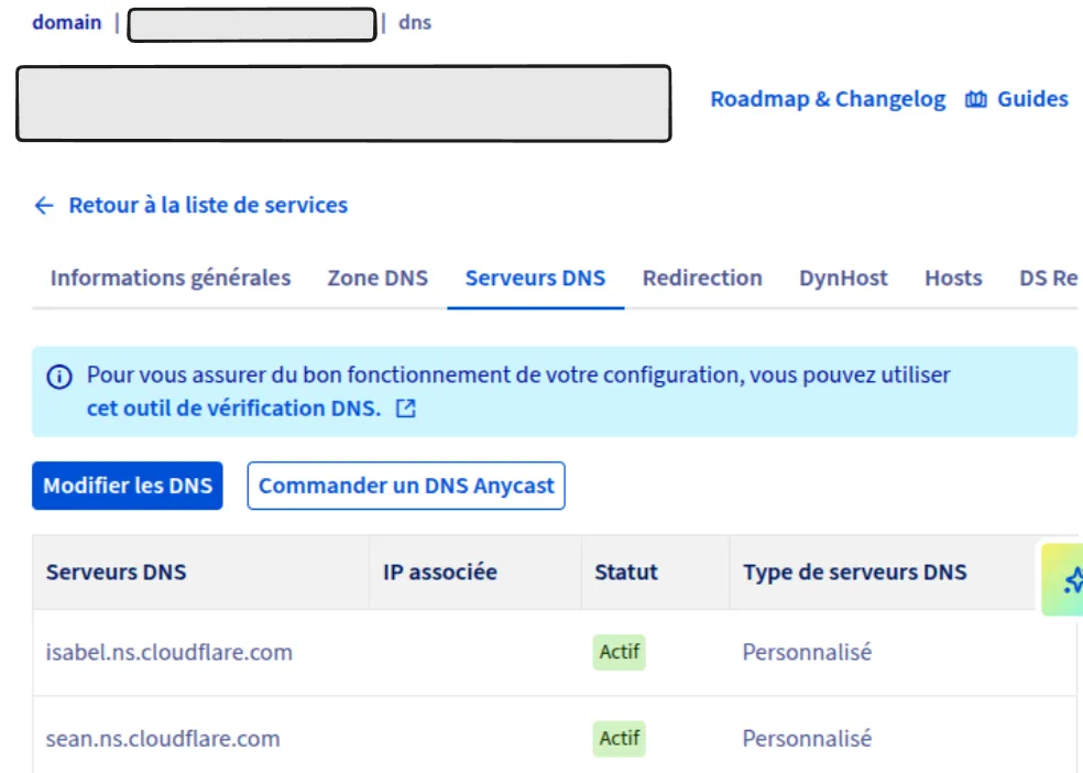 DNS cf